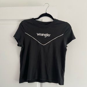 Black Wrangler Tee